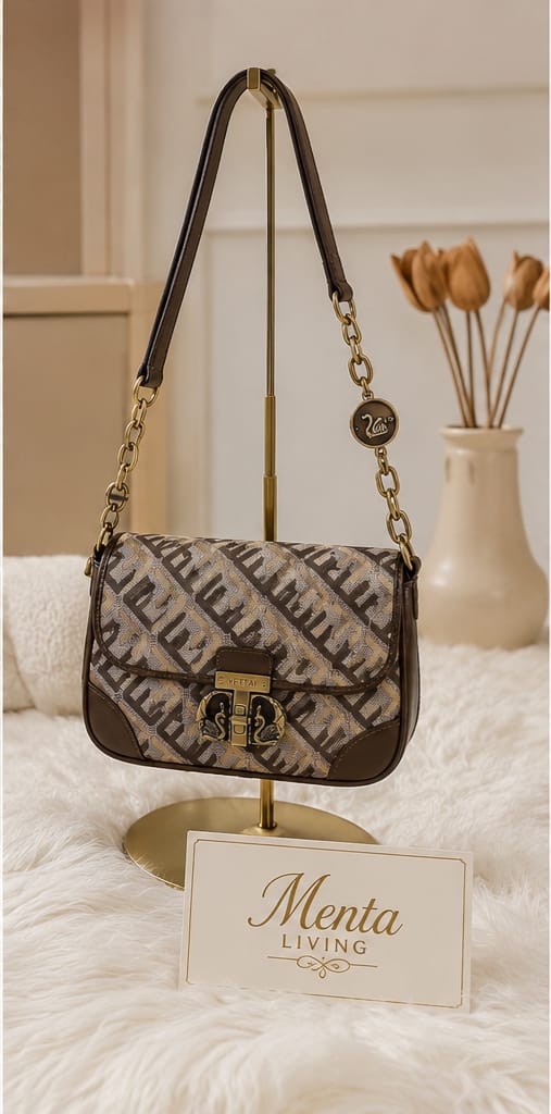 Vetiai Monogram Chain Shoulder Bag - Image 2