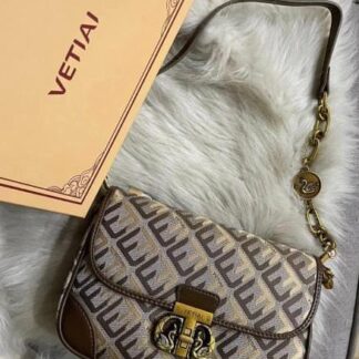 Vetiai Monogram Chain Shoulder Bag